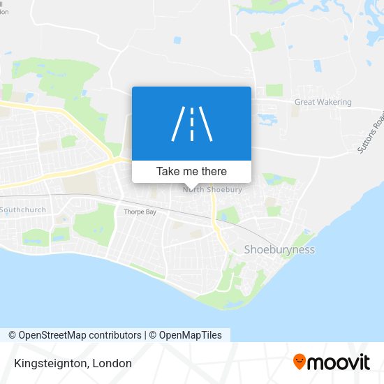 Kingsteignton map