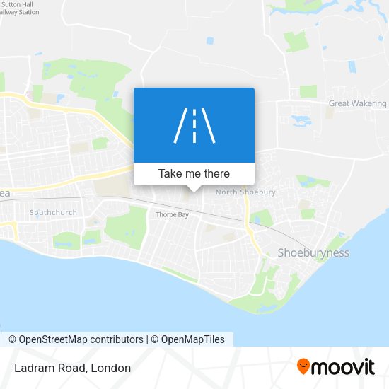 Ladram Road map