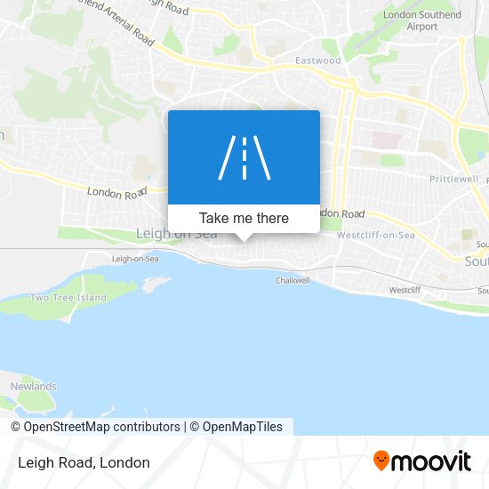Leigh Road map