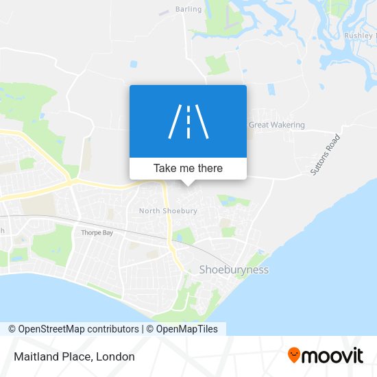Maitland Place map