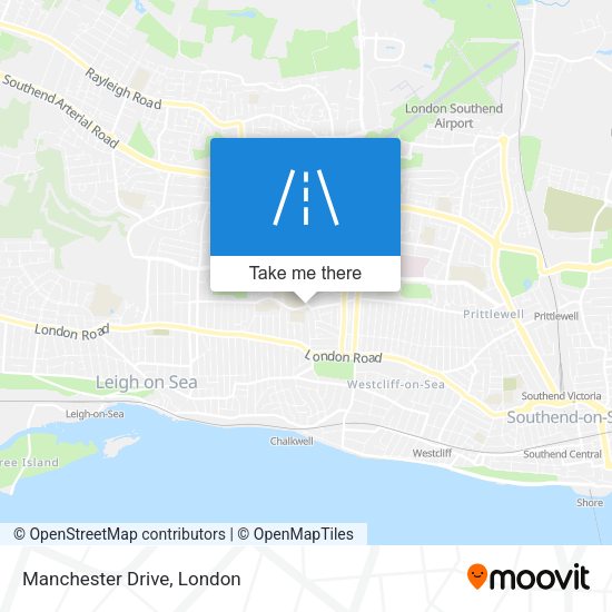 Manchester Drive map