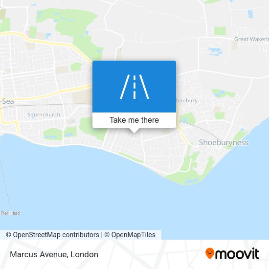 Marcus Avenue map