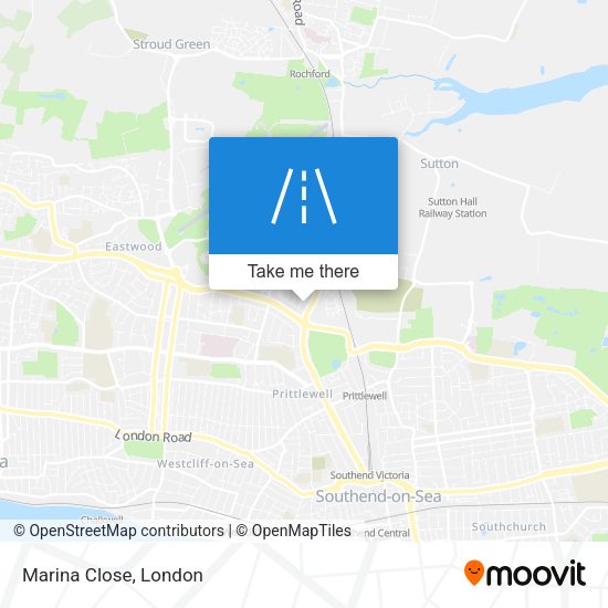 Marina Close map