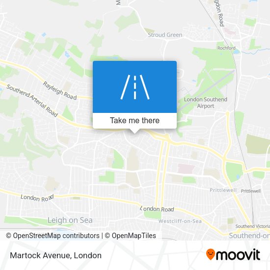 Martock Avenue map