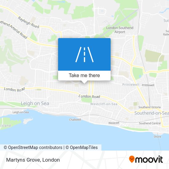 Martyns Grove map