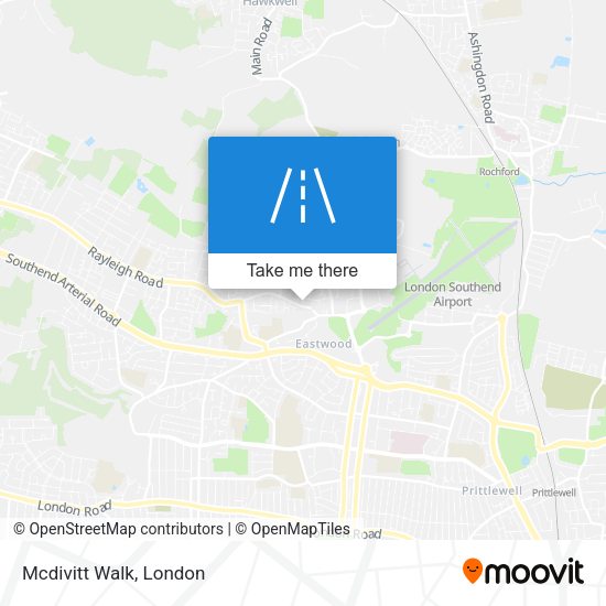 Mcdivitt Walk map