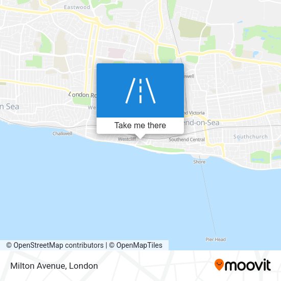 Milton Avenue map