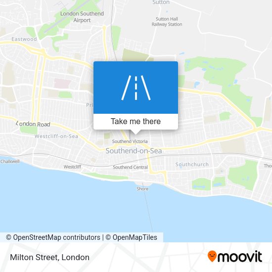 Milton Street map