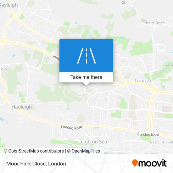Moor Park Close map