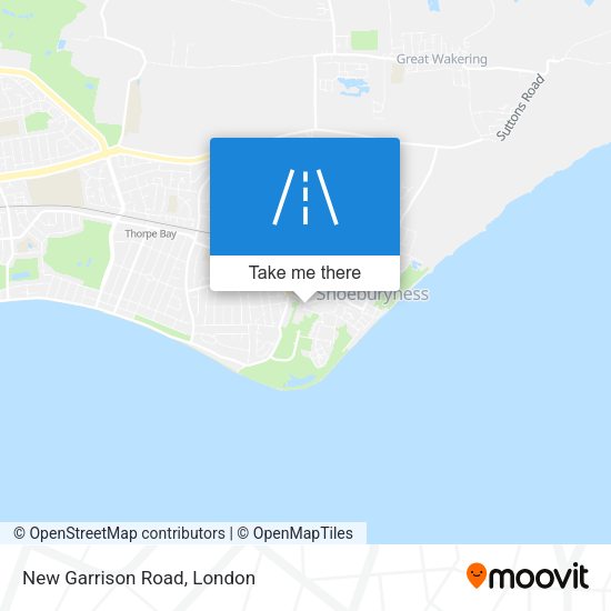 New Garrison Road map