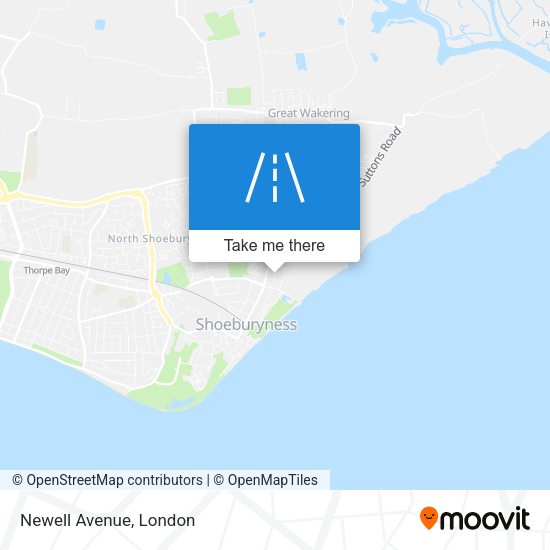 Newell Avenue map