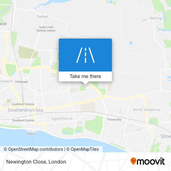 Newington Close map