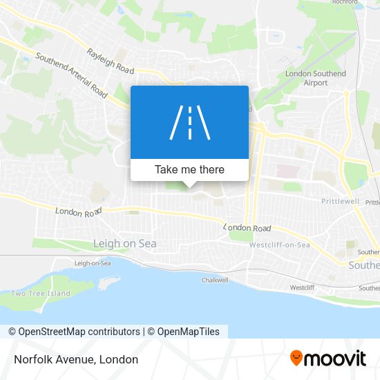 Norfolk Avenue map