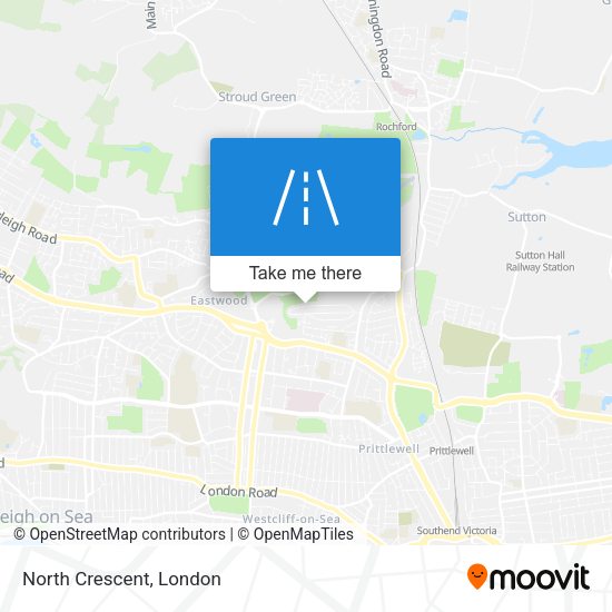North Crescent map