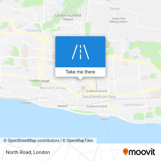 North Road map