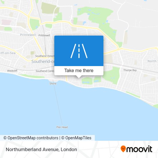 Northumberland Avenue map