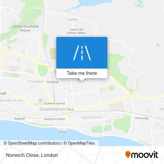 Norwich Close map