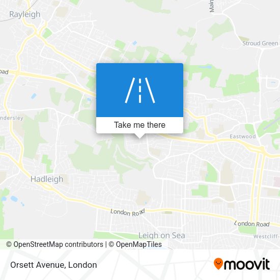 Orsett Avenue map