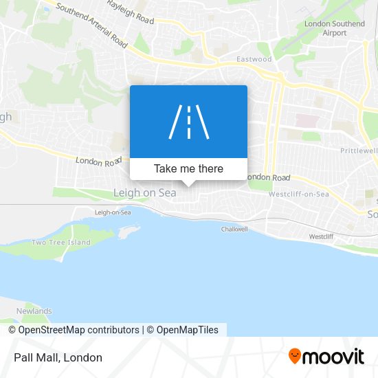 Pall Mall map