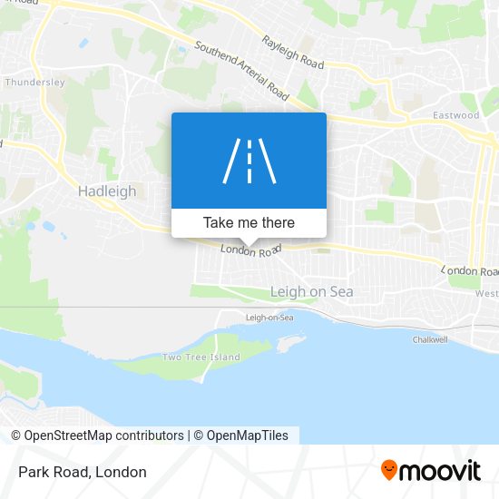 Park Road map