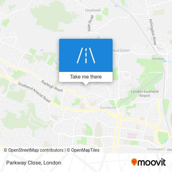 Parkway Close map