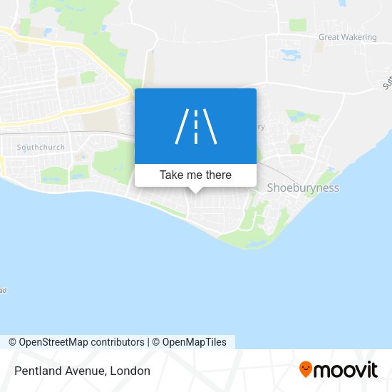 Pentland Avenue map