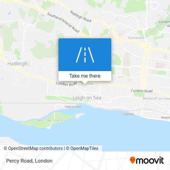 Percy Road map