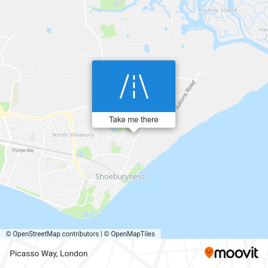 Picasso Way map