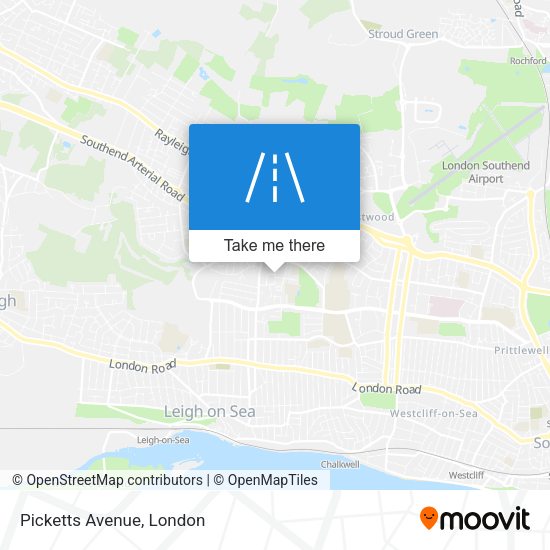 Picketts Avenue map