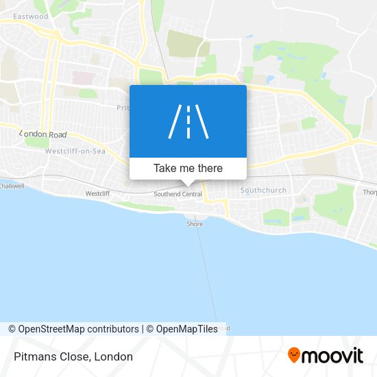 Pitmans Close map