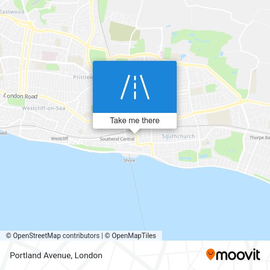 Portland Avenue map