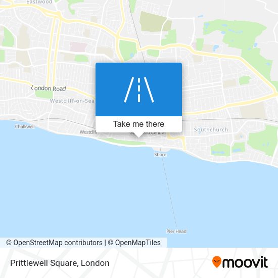 Prittlewell Square map