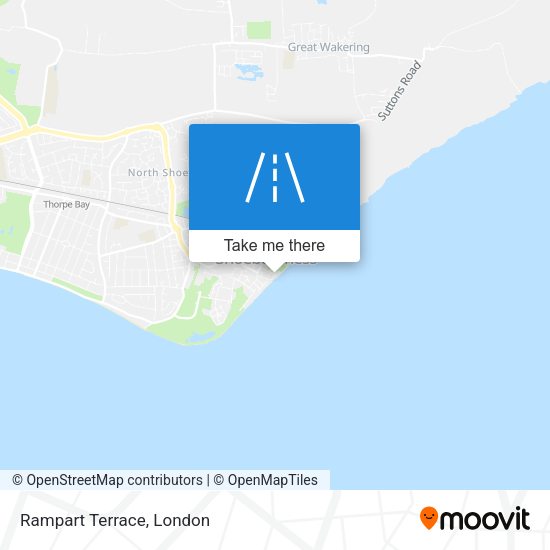 Rampart Terrace map