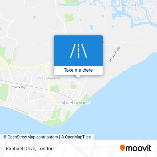 Raphael Drive map