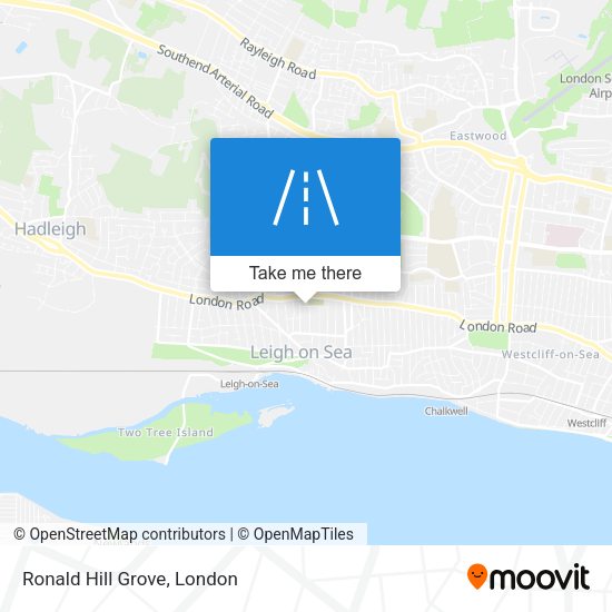 Ronald Hill Grove map