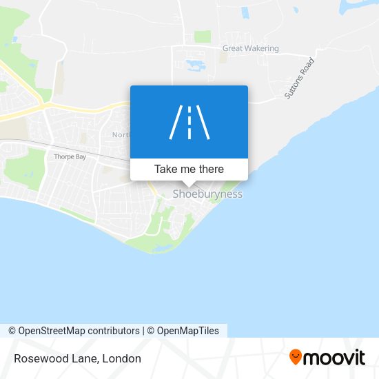 Rosewood Lane map