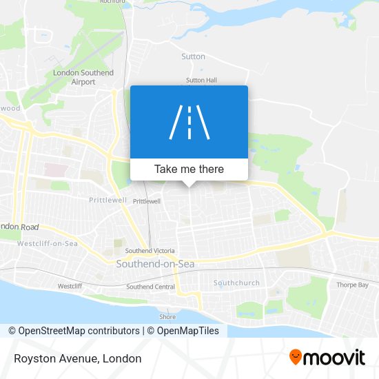 Royston Avenue map