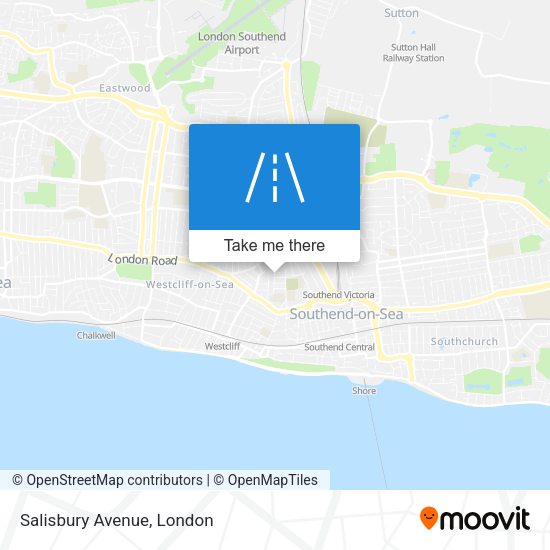 Salisbury Avenue map