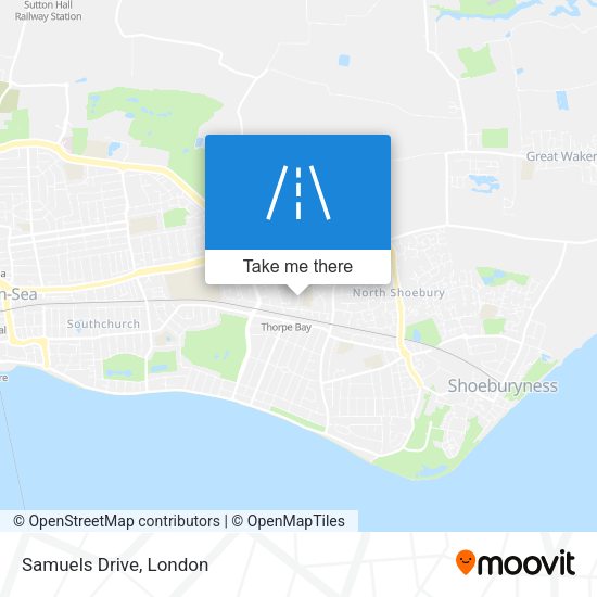 Samuels Drive map