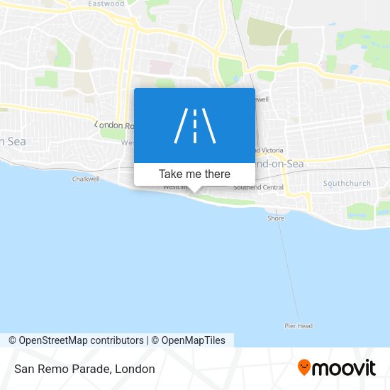 San Remo Parade map