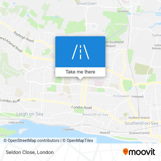 Seldon Close map