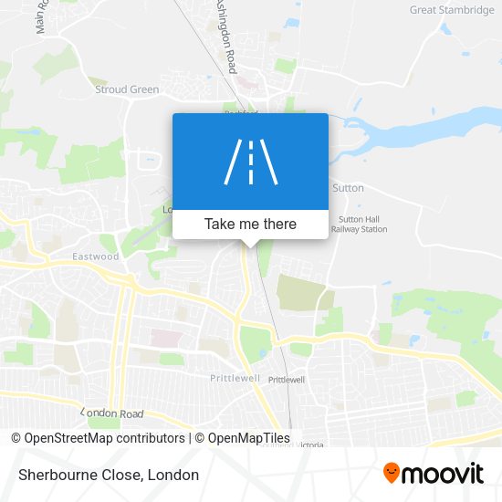 Sherbourne Close map