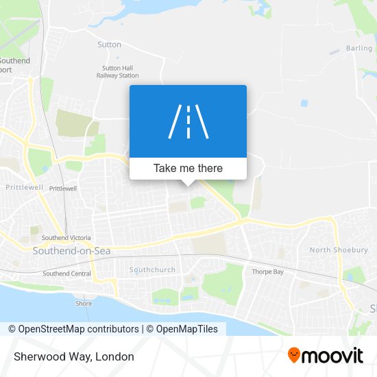 Sherwood Way map