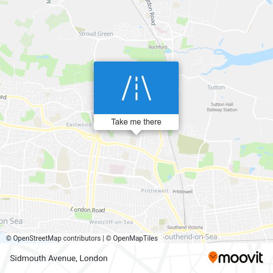 Sidmouth Avenue map