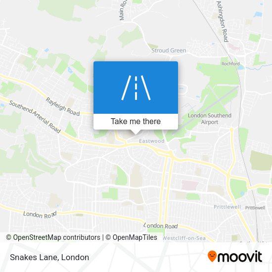 Snakes Lane map