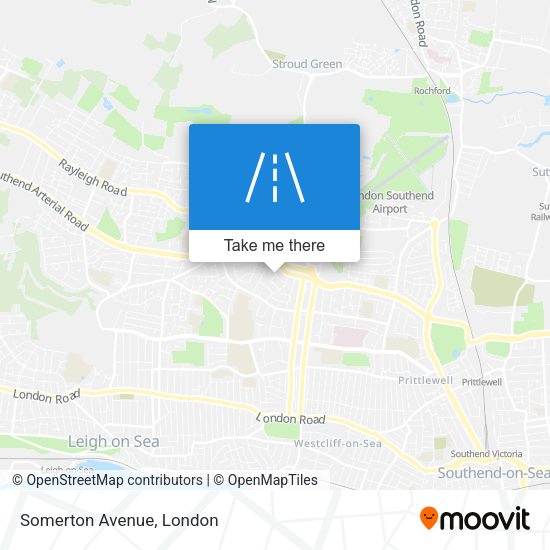Somerton Avenue map