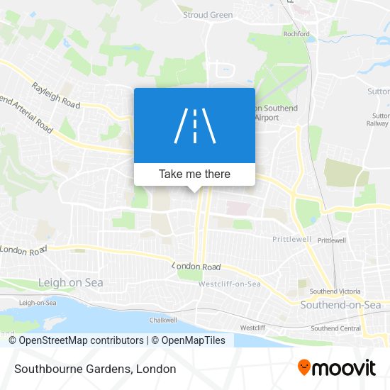 Southbourne Gardens map