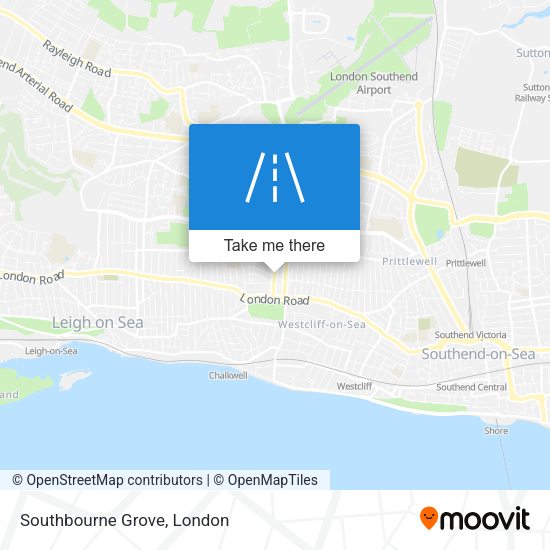 Southbourne Grove map