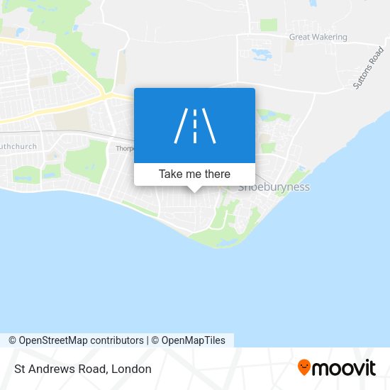 St Andrews Road map