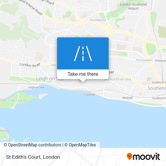 St Edith's Court map